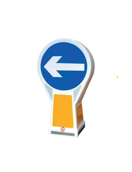 Reflective Safelite Bollard by Haldo Illuminating Road Safety